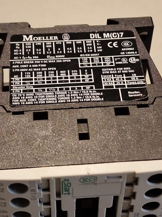 Klöckner MOELLER DILM7-10 / DILM(C)7 Leistungsschütz Contactor #16