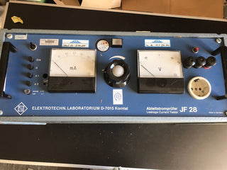 Ableitstromprüfer JF28 Elektrotechnik Laboratorium ETL Prüftechnik D-7015 Kornta0