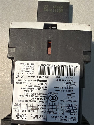 1x Siemens Sirius Schütz 3RT1016-1BB41 S00 24V DC 4kW 9A Schraubanschluss GEB2
