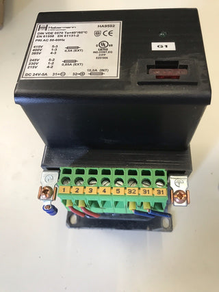 Habermann Trafo HA9502-T Transformator | 24V 5A | HST160 | Geprüft3