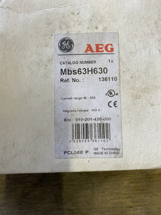MBS63HS630 Motorschutzschalter 30kW 3-polig 45-63A0