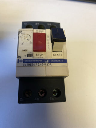 Telemecanique GV2ME04 0,40-0,63A Motorschutzschalter0