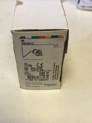 Schneider ZB4BD2 Frontelement Wahlschalter 2 Stellungen Ø 22 schwarz1
