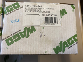 100X WAGO Abschlußplatte 279-346 4