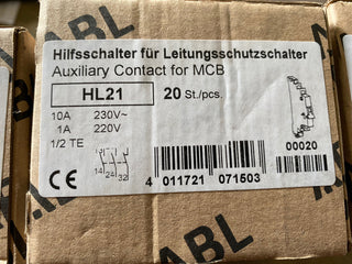 ABL HL21 Hilfsschalter 10A 230V NEU2