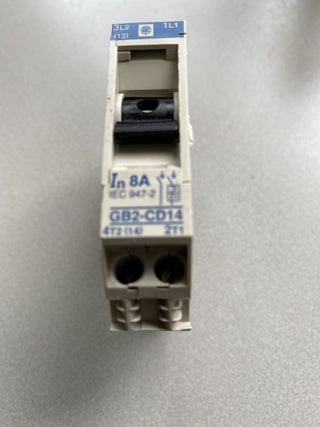Telemecanique GB2-CD14 Geräteschutzschalter 2-polig 1P+N 8A – Neu ohne OVP1