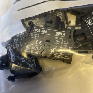 10X Allen Bradley 800E-3D0 Lichtmodul Kontaktblock 250V2