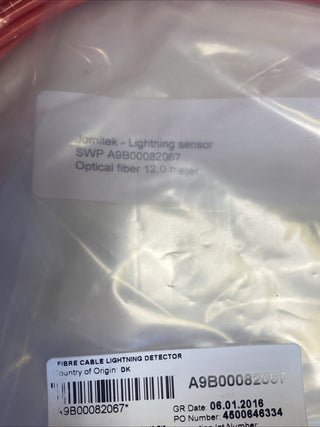 Jomitek Kabel 12m für Lightning Sensor Blitzsensor SWP A9B00082067 – NEU OVP