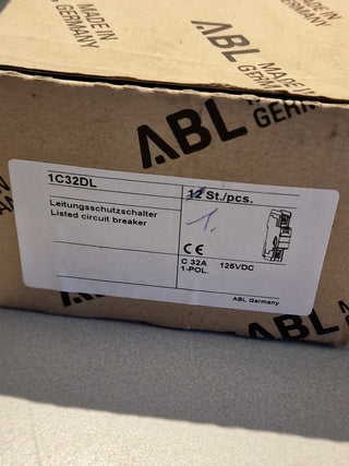 ABL Sursum 1C32DL Leitungsschutzschalter 32A C 277VAC neu4