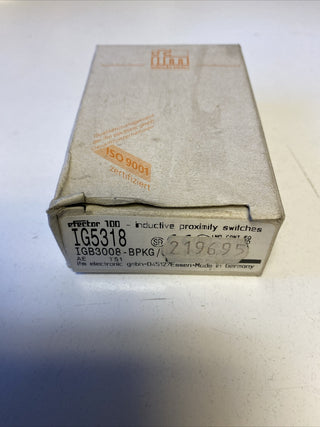 IFM  Induktiver Sensor IG5318 IGB3008-BPKG/US-104  Neu+OVP0