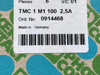 2X Phoenix Contact TMC 1 M1 100 2,5A Schutzschalter 250 V/AC 2.5 A0