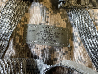 US ARMY MOLLE II Enhanced Shoulder Straps (Frame) ACU Tragegeschirr Rucksack