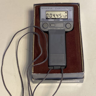 Minerva Chronotech Swiss 324 digitale Stoppuhr – Profi-Qualität – Vintage/Gebrau5