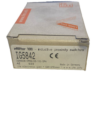 Ifm Electronic Sensor ind. M12 IG5842 Induktiv Sensor0