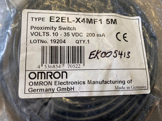 Omron E2EL-X4MF1 5M – Induktiver Näherungssensor – NEU & OVP1