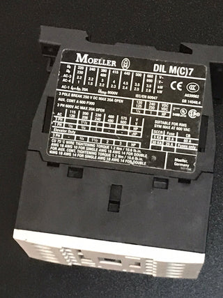 Moeller DILM7 / DILMC7 Leistungsschütz 3-polig 3kW min. 7A – Gebraucht2