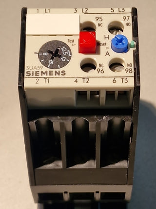 1x Siemens 3UA59 00-1K Überlastrelais Motorschutz 8-12,5A Schalter #12 gebraucht0