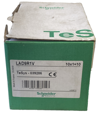 10x Schneider Electric LAD9R1V TeSys D Bausatz für Netzumschalter / Wendeschütz1