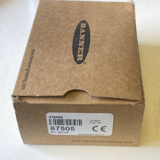 BANNER VTBP6Q VERIFIZIERUNG TOUCH BUTTON 12-30VDC LED GRÜN PNP (67505) NIB1