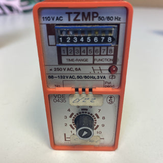 Bircher Zeitrelais TZMP time relay 6A 220V AC 0,1s-10h 176-264V AC Relais2