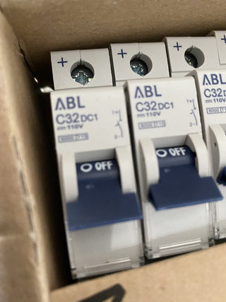11x ABL Sursum C32DC1 Leitungsschutzschalter, Sicherungsautomat 110V1
