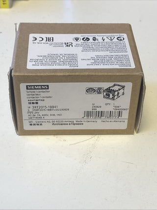 Siemens SIRIUS Leistungsschütz 3RT2015-1BB41 - NEU & OVP1