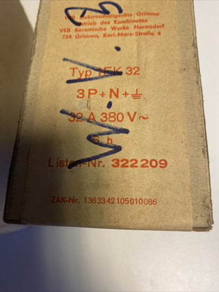 3 X Grimma Ifk 32 Stark Strom Stecker 80er Jahre 4