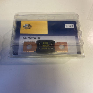 1x HELLA 100A SICHERUNG GELB MEGA D 173, MEGA KFZ AUTO PKW | 8JS 742 902-0011