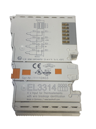 Beckhoff EL3314 | EtherCAT-Klemme , 4-Kanal-Analog-Eingang1