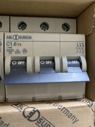 ABL Sursum C1,6T3 Leitungsschutzschalter, Sicherungsautomat 400V0