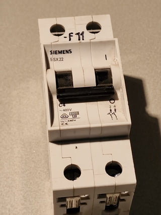 Leitungsschutzschalter Siemens 5SX2204-7 Sicherungsautomat 5SX22 C4 4A 2polig#110