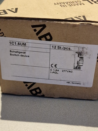 ABL Sursum 1C1,6UM Leitungsschutzschalter 1,6A 277VAC neu6