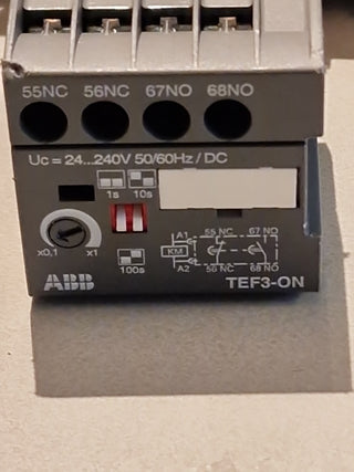ABB TEF5-ON elektronischer Zeitblock 1SBN020312R1000 Zeitrelais Aufsatz Gebrauch0