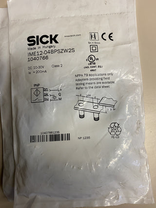 SICK IME12-04BPSZW2S Induktiver Näherungssensor – NEU & OVP0