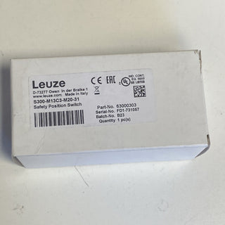 Leuze electronic S300-M13C3-M20-31 Sicherheits-Positionsschalter 2NC/1NO IP671
