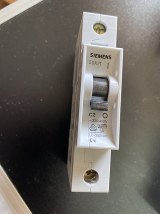Siemens 5SX21 C2 Leitungsschutzschalter | B10 | 1-polig1