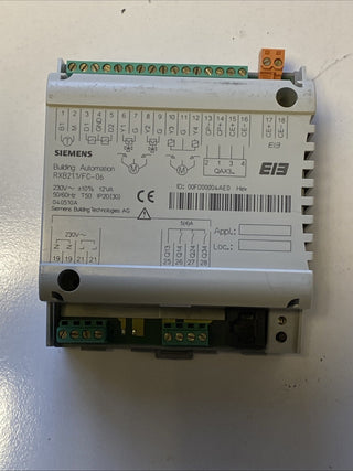 Siemens RXB21.1/FC-06 Raumsteuerung4