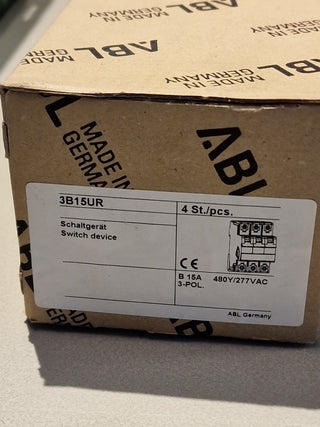 ABL SURSUM 3B1UR Leitungsschutzschalter Sicherungsautomat 3-polig 1A 480Y/277VAC6