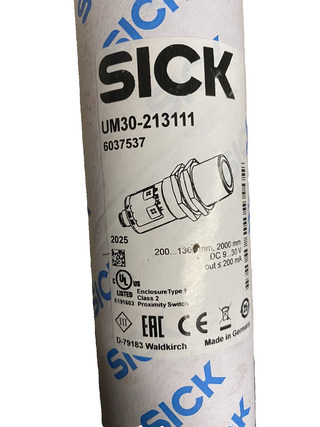 SICK UM30-213111 Ultraschall-Distanzsensor | NEU & OVP | Distanzsensor M301