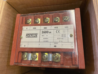 Polylux Steuertransformator 1,6kVA | 220V-440V auf 48V | Spannungswandler NEU1