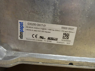 ebm-papst G3G250-GN17-01 EC-Radialgebläse Ventilator 1150W Gasgebläse NEU OVP4
