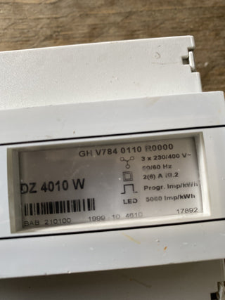 ABB Berg Delta-Meter DZ 4010 W Energiezähler Messwandler geb3