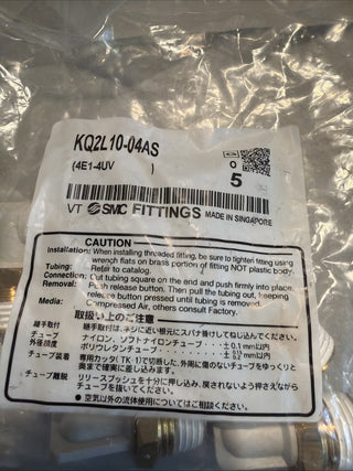 10PCS/bag Neu SMC KQ2L10-04AS Connector0
