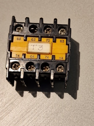 Telemecanique LA1-D40 A65 Hilfsschalterblock Hilfsschütz 4NO 4-polig Gebraucht0