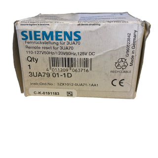 Siemens 3UA7901-1D Elektrische Fernrückstellung | 110-127V AC / 110-125V DC | NE0