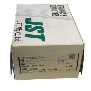 500x JST 06NR-E4K (LF) IDC Buchse 6-polig 2.5mm gewinkelt AWG 24 OVP / Bulk