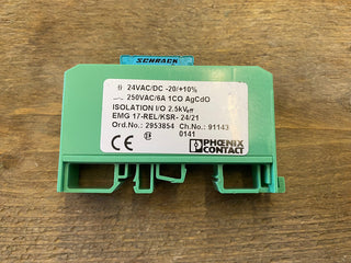 4X Phoenix Contact EMG 17-REL/SG-B 24/21/M Relaisbaustein Nennspannung: 24 V/DC8