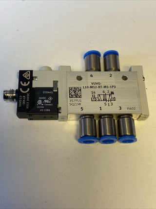 Festo VUVG-L10-M52-RT-M5-1P3 Magnetventil (566457) – NEU & OVP0