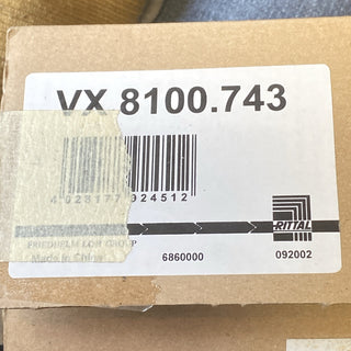 Rittal VX 8100.743 Montage-Chassis 23x64 mm f. Gehäuse 800 mm (2er Pack) - NEU0