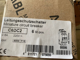 ABL Sursum C6DC2 Leitungsschutzschalter, Sicherungsautomat 220V1